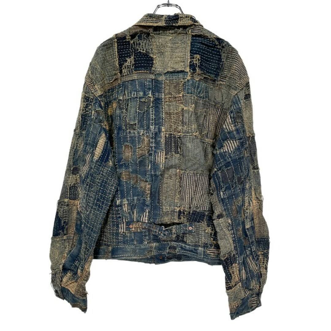 KAPITAL(キャピタル)のKAPITAL タグ付未使用 22SS KOUNTRY BORO SPRING 1ST JKT size 5 希少 襤褸 ボロ アウター ジャケット キャピタル メンズのジャケット/アウター(Gジャン/デニムジャケット)の商品写真