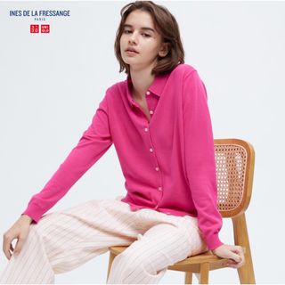 UNIQLO - タグ付き新品 異素材チュニックロングカーディガンの通販 by