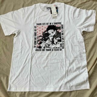 ☆ユニクロ　鬼滅の刃　Tシャツ　XXL 新品　白　半袖(その他)