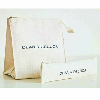 ディーンアンドデルーカ(DEAN & DELUCA)の新品未開封 ディーン&デルーカ ランチバッグ カラトリーポーチ 2個セット 付録(ファッション)