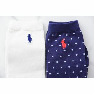 ポロラルフローレン(POLO RALPH LAUREN)のPOLOラルフローレン【レディース・キッズ／2足セット】おしゃれソックス【新品】(ソックス)