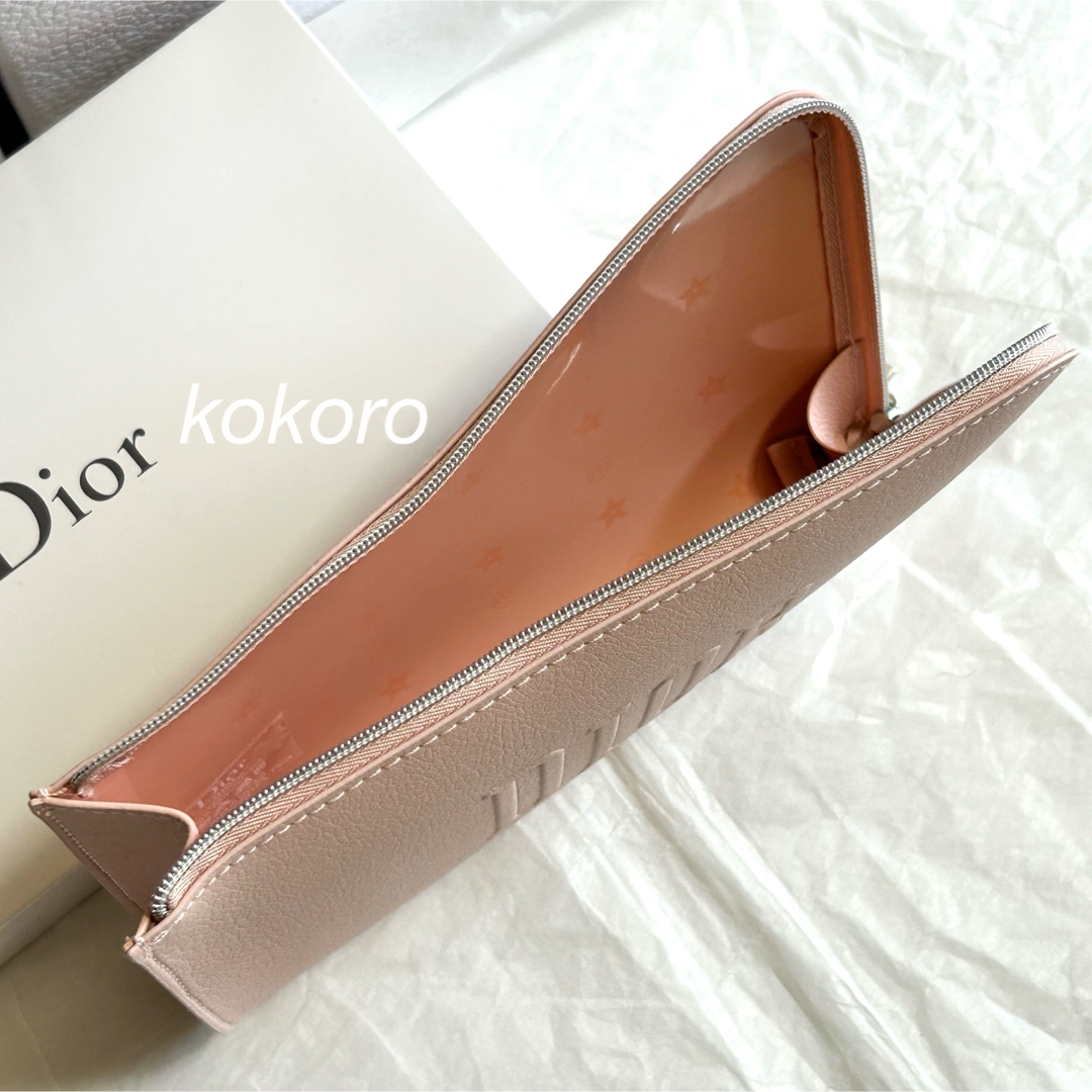 Dior - ディオール L字ファスナー ポーチ ピンク海外限定PU Dior - ディオール L字ファスナー ポーチ ピンク海外限定PU