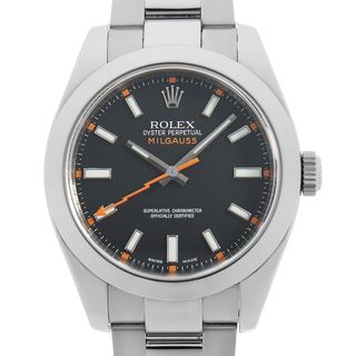 ロレックス(ROLEX)のロレックス ミルガウス 116400 ブラック ランダム番 メンズ 中古 腕時計(腕時計(アナログ))