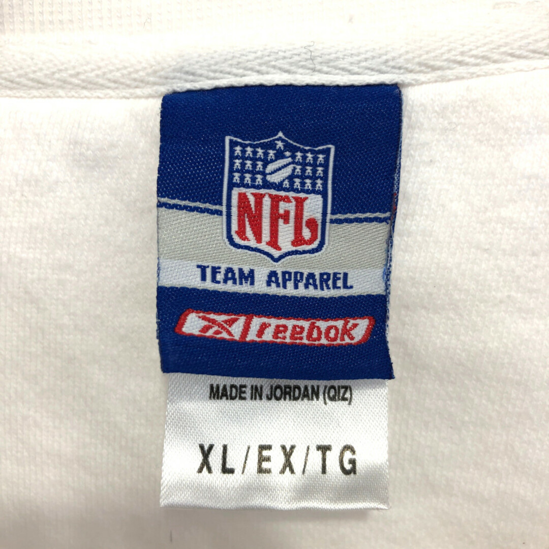 Reebok(リーボック)のReebok リーボック NFL ダラス・カウボーイズ スウェット トップス プロチーム アメフト ホワイト (メンズ XL) 中古 古着 P7056 メンズのトップス(スウェット)の商品写真