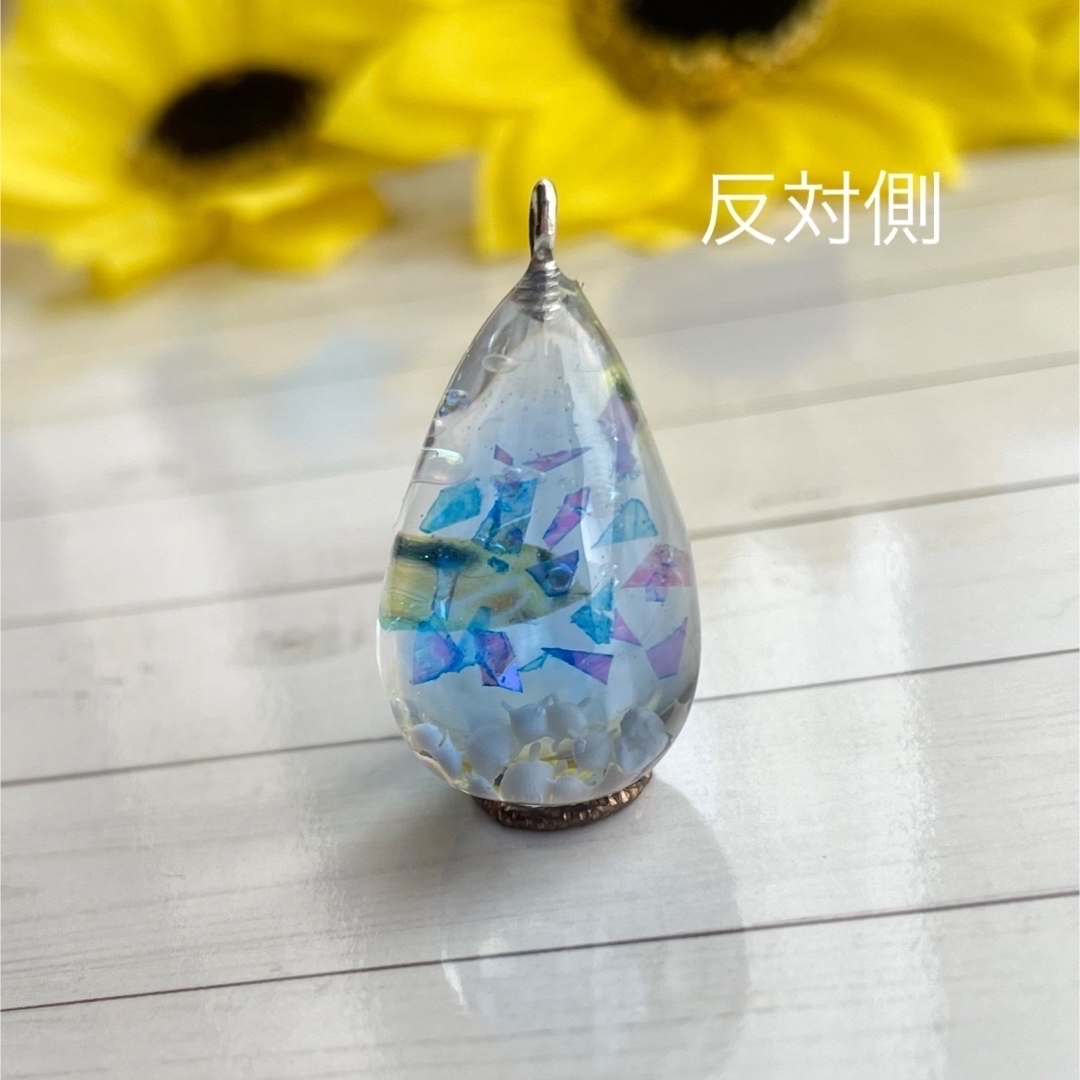 しずく 雫型 ハンドメイド レジンネックレス No.165 No.160  ハンドメイドのアクセサリー(ネックレス)の商品写真