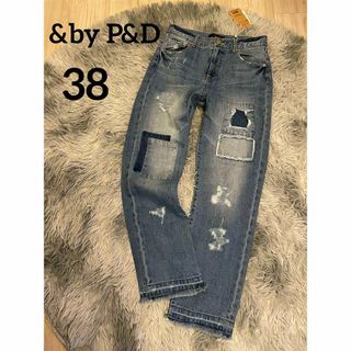 &byP&D - ＆by P＆D　アンドバイピンキーアンドダイアン　デニム　新品タグ付き　38