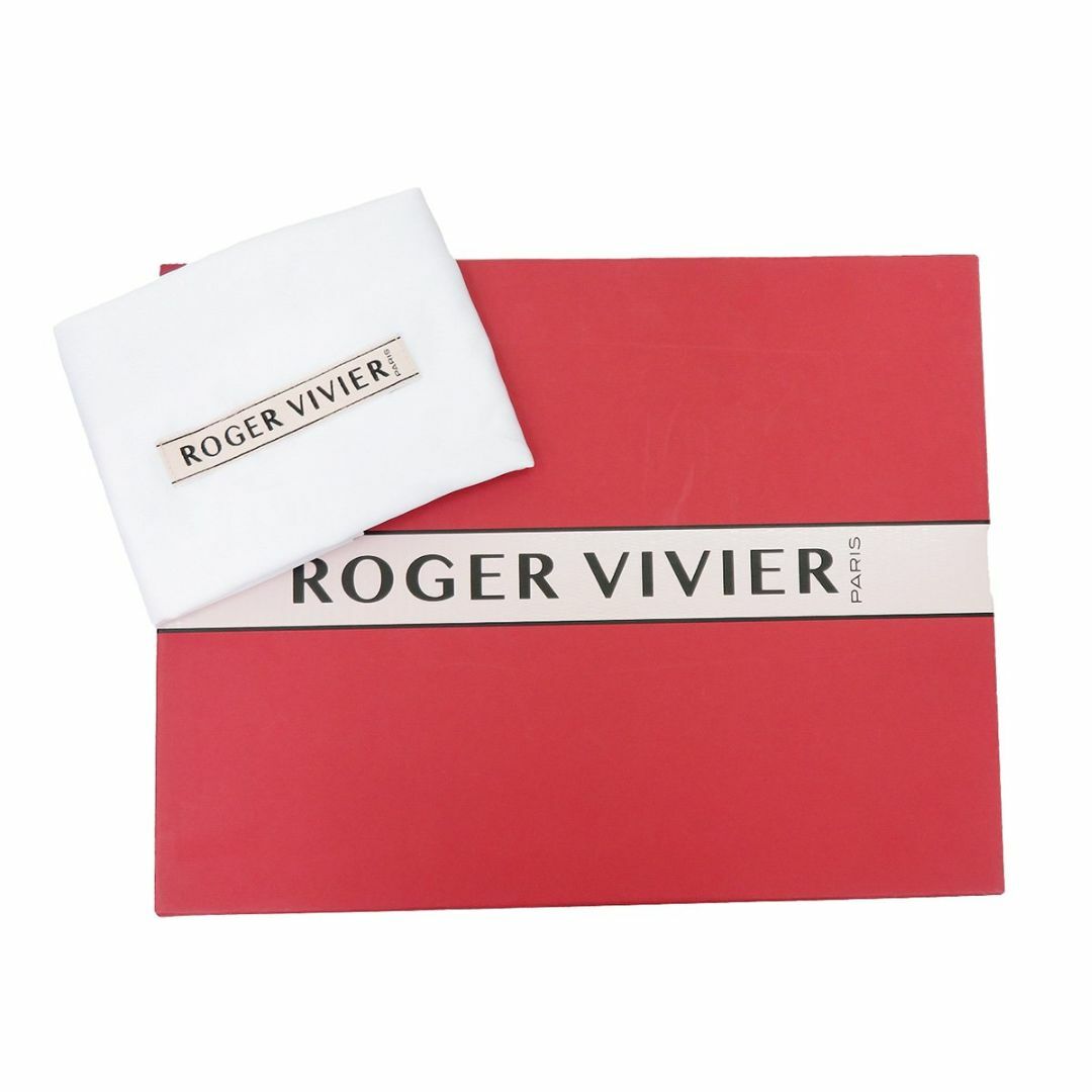 ROGER VIVIER(ロジェヴィヴィエ)の良品 ROGER VIVIER ロジェ ヴィヴィエ ヴィヴラン ストラス バックル ファブリック スリッポン スニーカー シューズ 箱付き 46262 レディースの靴/シューズ(スニーカー)の商品写真