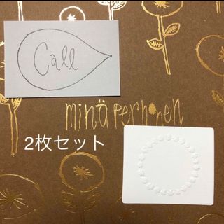 ミナペルホネン(mina perhonen)の2枚　ミナペルホネン　ショップカード(その他)