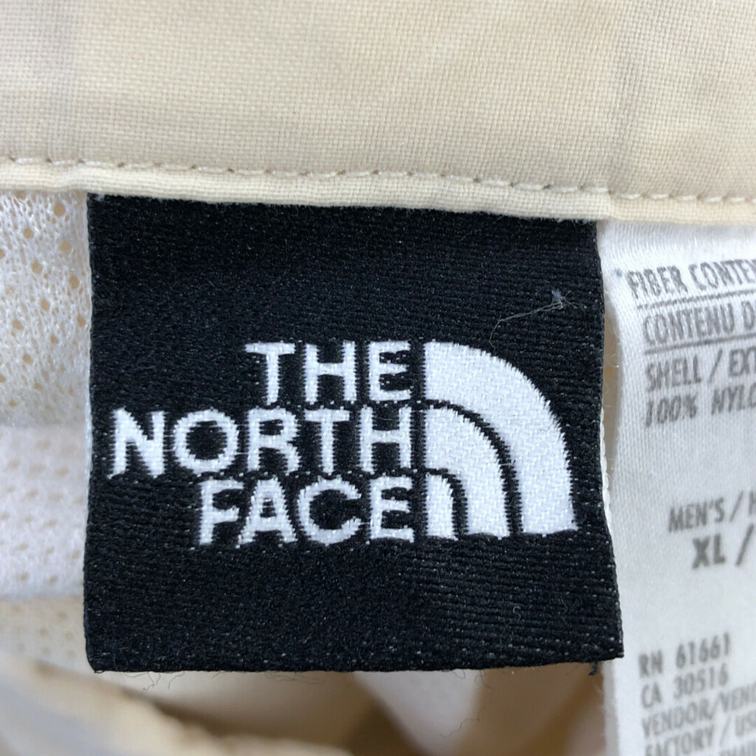 THE NORTH FACE(ザノースフェイス)のTHE NORTH FACE ノースフェイス ボタンダウン ナイロン フィッシングシャツ アウトドア カジュアル ベージュ (メンズ XL) 中古 古着 P7254 メンズのトップス(シャツ)の商品写真