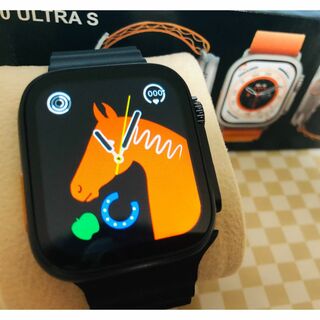 スマートウォッチ 本体 ブラック血圧 日本製アプリ対応 血圧 健康管理 通知機能(腕時計(デジタル))