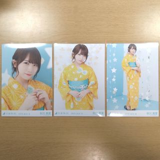 ノギザカフォーティーシックス(乃木坂46)の乃木坂46　秋元真夏　生写真(アイドルグッズ)