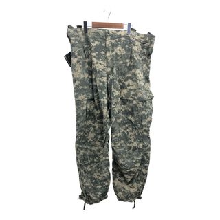 デッドストック 米軍実物 U.S.ARMY ECWCS GEN3 LEVEL5 ソフトシェル パンツ ミリタリー ACUカモ (メンズ XL-L) 中古 古着 P7364(その他)