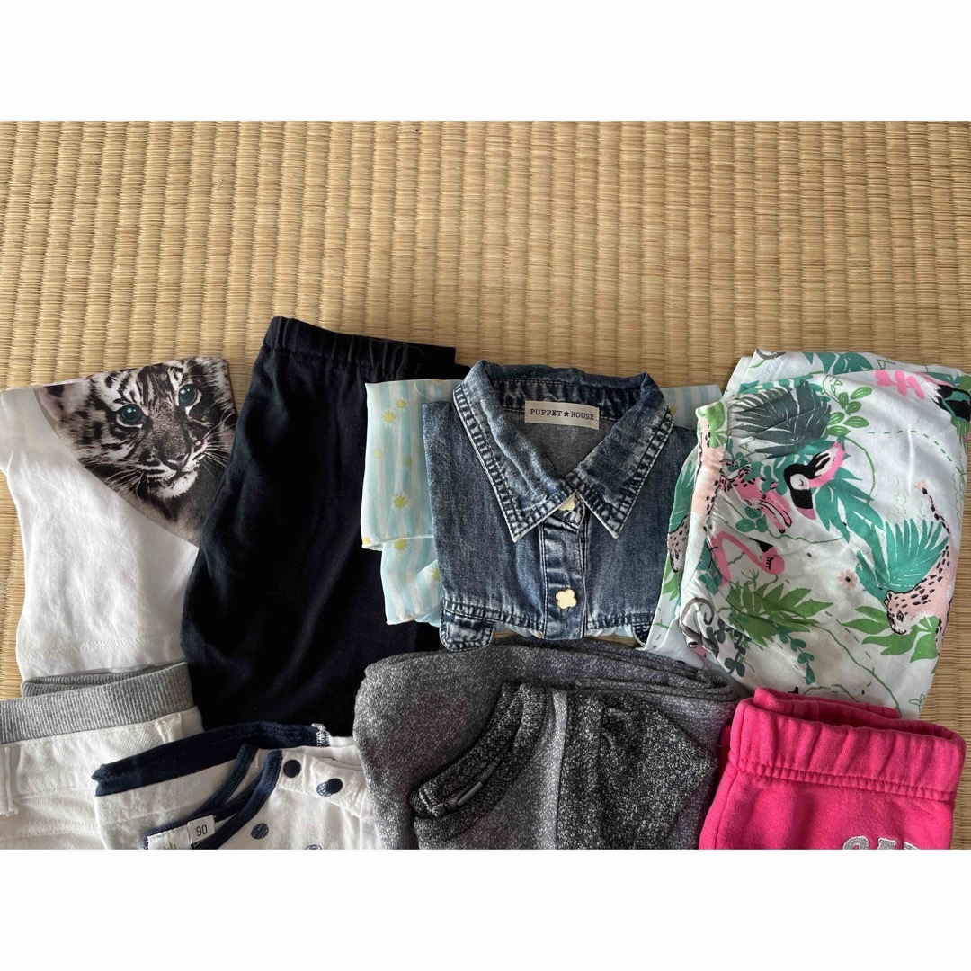 babyGAP(ベビーギャップ)の女の子服♡ワンピース♡Tシャツ♡パーカー♡パンツ♡90♡12点セット キッズ/ベビー/マタニティのキッズ服女の子用(90cm~)(その他)の商品写真