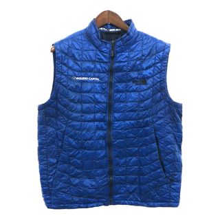 ザノースフェイス(THE NORTH FACE)のTHE NORTH FACE ノースフェイス レッドポイントライトベスト アウター アウトドア THERMOBALL ブルー (メンズ L) 中古 古着 P7385(ナイロンジャケット)