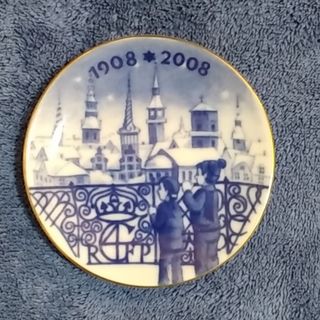 ロイヤルコペンハーゲン(ROYAL COPENHAGEN)のロイヤルコペンハーゲンイヤープレート1908*2008(置物)