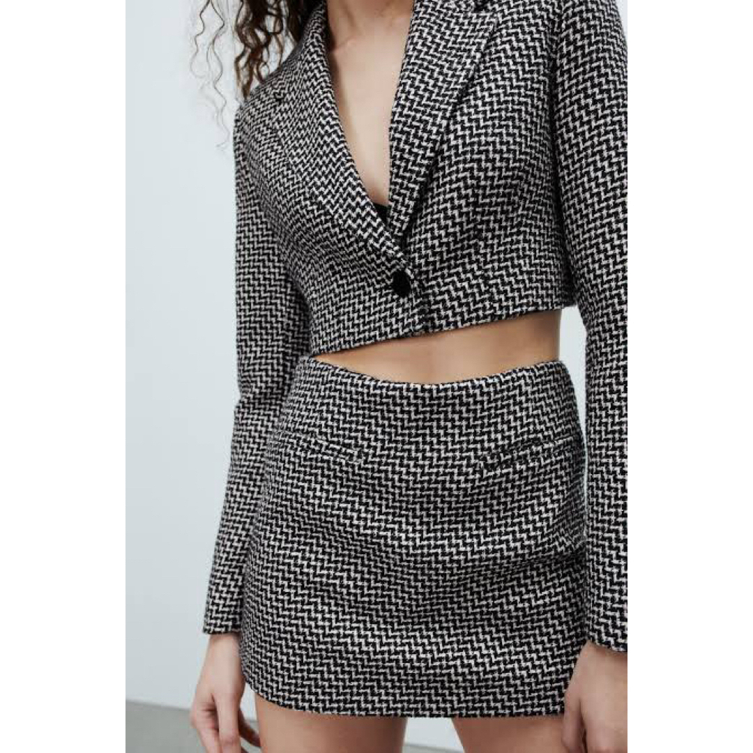 ZARA(ザラ)のZARA  テクスチャースコート レディースのスカート(ミニスカート)の商品写真