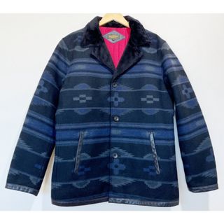 フラットヘッド(THE FLAT HEAD)のTHE FLAT HEAD (フラットヘッド)F-OWJ-102A　NATIVE PATTERN BLANKET BOA JKT　ネイティブパターン ブランケット　ボアジャケット【A31278-007】(その他)