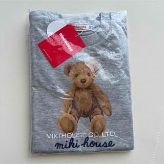 ミキハウス(mikihouse)のミキハウス　薄手トレーナー　グレー　くま　90(Tシャツ/カットソー)