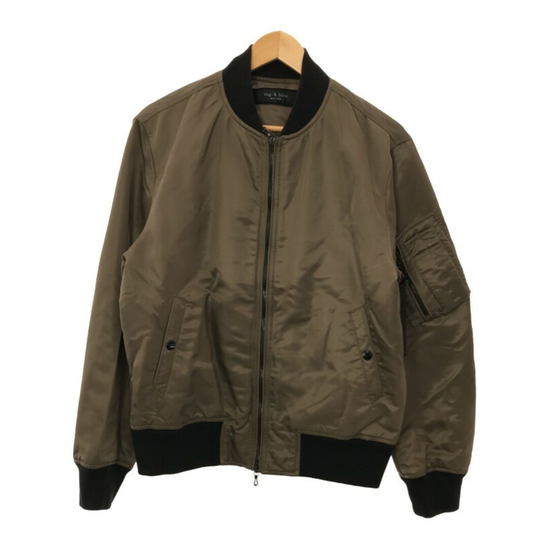 Rag & Bone(ラグアンドボーン)のrag&bone ラグアンドボーン Manston Bomber Jacket ボンバージャケット カーキ M メンズのジャケット/アウター(その他)の商品写真