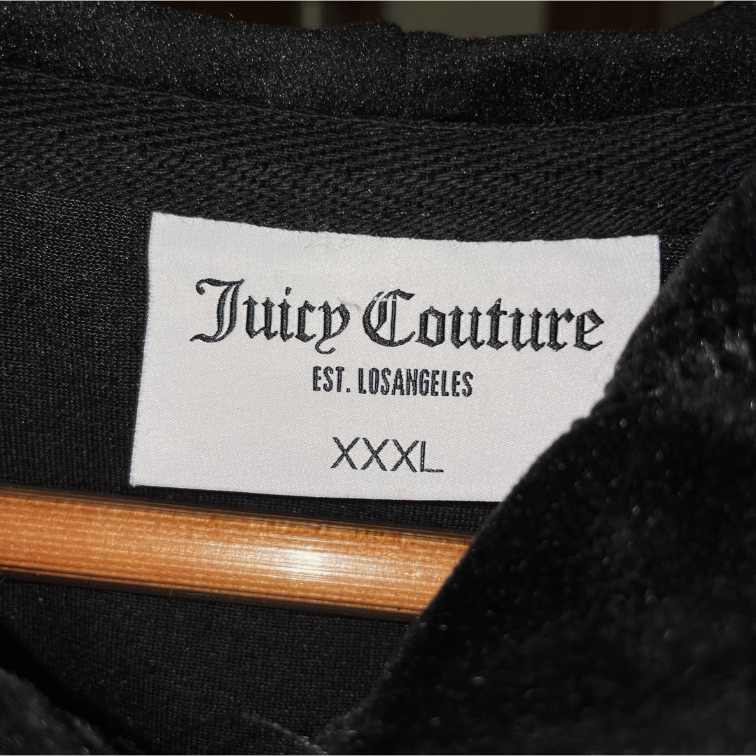 Juicy Couture(ジューシークチュール)の超美品♡juicy couture ブラック キラキラ ベロアトップス パーカー レディースのトップス(パーカー)の商品写真