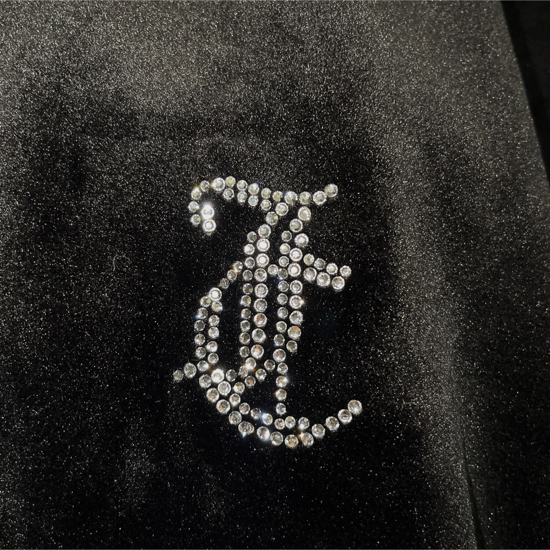 Juicy Couture(ジューシークチュール)の超美品♡juicy couture ブラック キラキラ ベロアトップス パーカー レディースのトップス(パーカー)の商品写真
