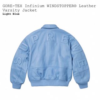 シュプリーム(Supreme)のsupreme  Gore-Tex Leather Varsity Jacket(レザージャケット)