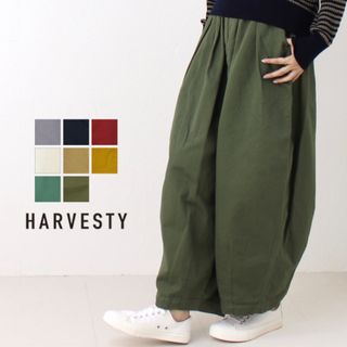 HARVESTY - ハーベスティサーカスパンツ　ミリタリーグリーン　サイズ0