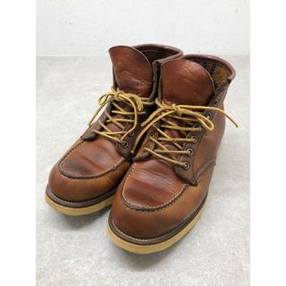 レッドウィング(REDWING)のRED WING(レッドウィング) 97年製 875 犬刻印 アイリッシュセッター ブーツ ブラウン系 US9D 約27cm 【C0855-007】(ブーツ)