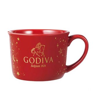 ゴディバ(GODIVA)のGODIVAゴディバ　マグカップ　赤　福袋　カルディ(グラス/カップ)