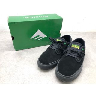 エメリカ(Emerica)のemerica(エメリカ) CREATURE クリーチャー コラボ WINO STANDARD スエード ローカット スニーカー スケボー シューズ 28cm ブラック 【C0857-007】(スニーカー)