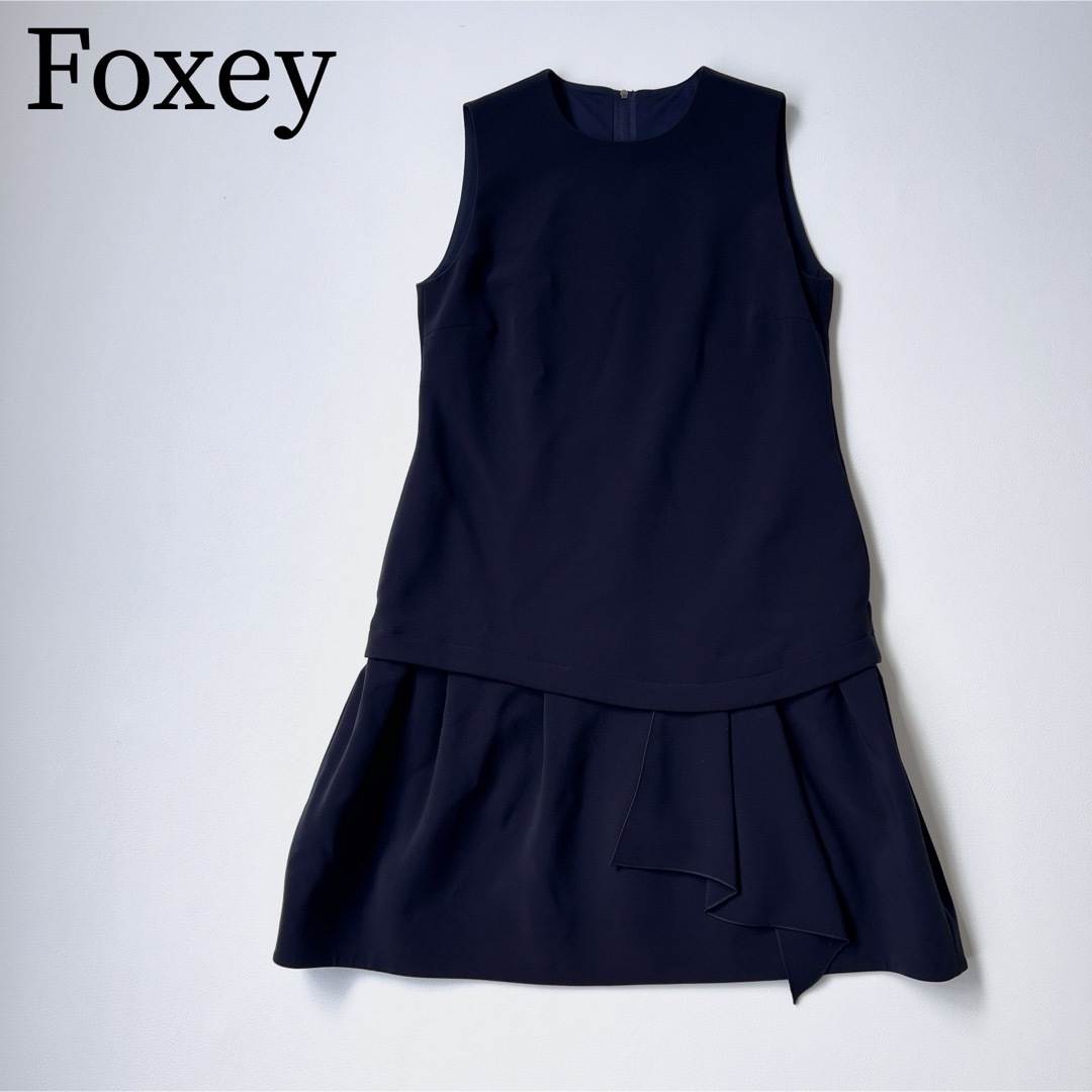 FOXEY NEW YORK(フォクシーニューヨーク)の美品　FOXEY NEWYORK フォクシー　ドレス　ワンピース　オルセ レディースのワンピース(ひざ丈ワンピース)の商品写真