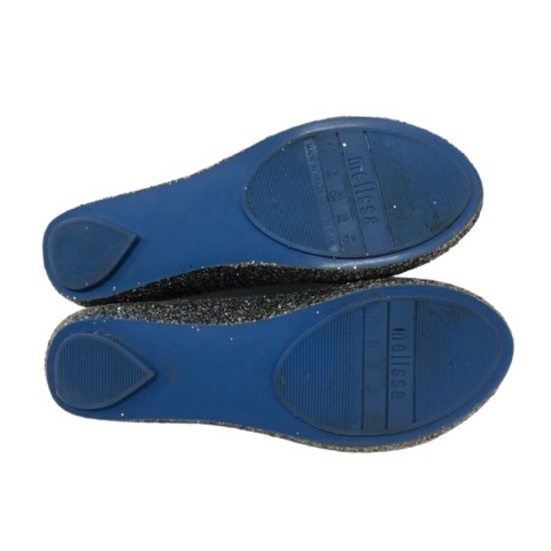 melissa(メリッサ)のメリッサ melissa パンプス ラメ 24 シルバー 青 ブルー レディースの靴/シューズ(ハイヒール/パンプス)の商品写真