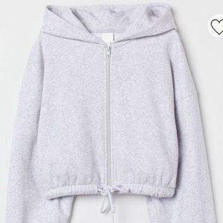 エイチアンドエム(H&M)のサキさま専用　【H&M】ドローストリングフルジップフーデッドジャケット(パーカー)