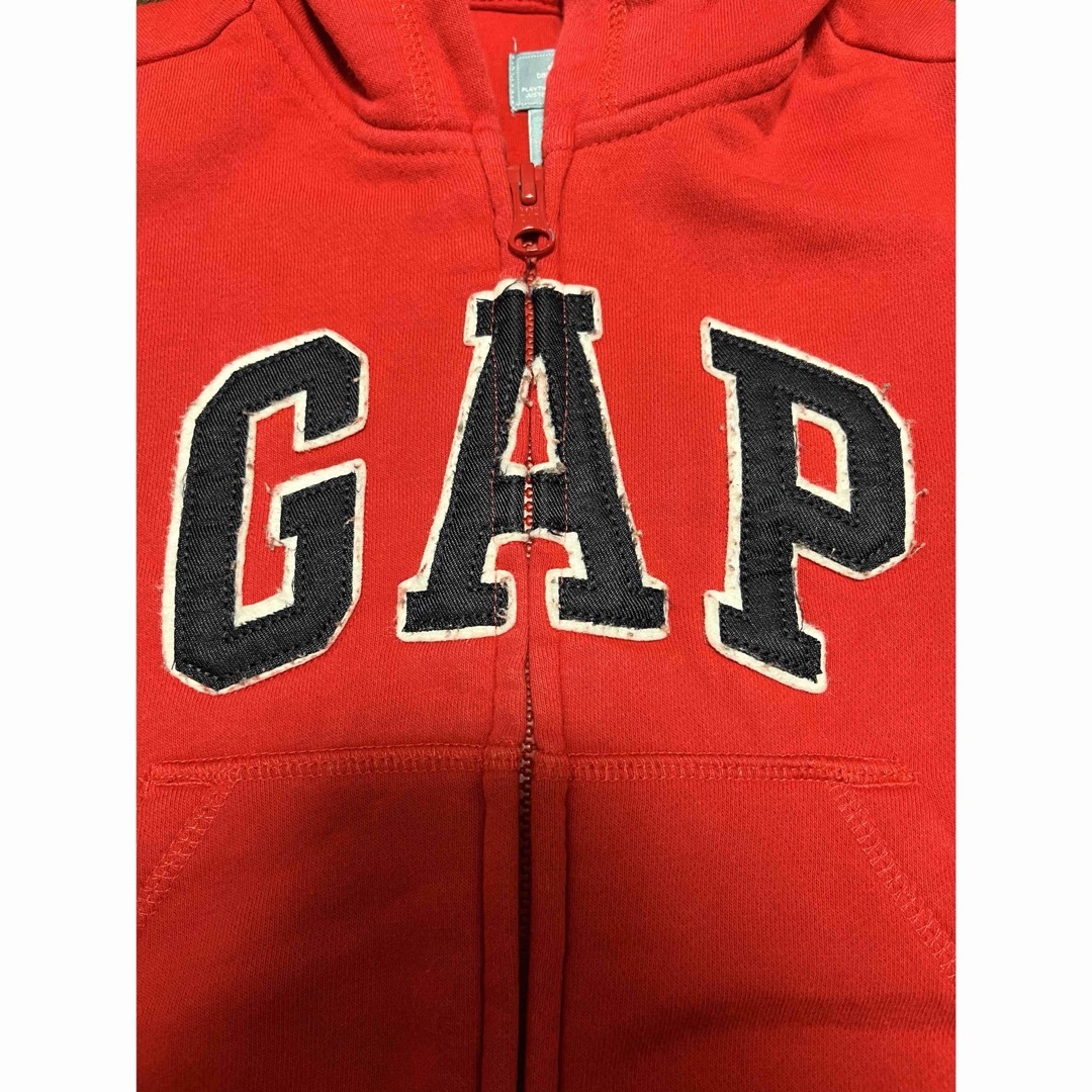 babyGAP(ベビーギャップ)のbaby Gap ジップアップ パーカー 裏起毛 100 キッズ/ベビー/マタニティのキッズ服男の子用(90cm~)(ジャケット/上着)の商品写真