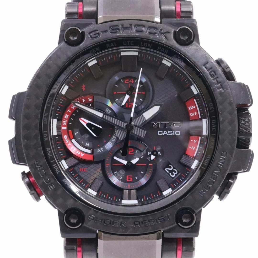 CASIO(カシオ)のカシオ G-SHOCK MT-G Bluetooth搭載 ソーラー電波 メンズ 腕時計 カーボンベゼル コンポジットバンド MTG-B1000XBD-1AJF メンズの時計(腕時計(アナログ))の商品写真