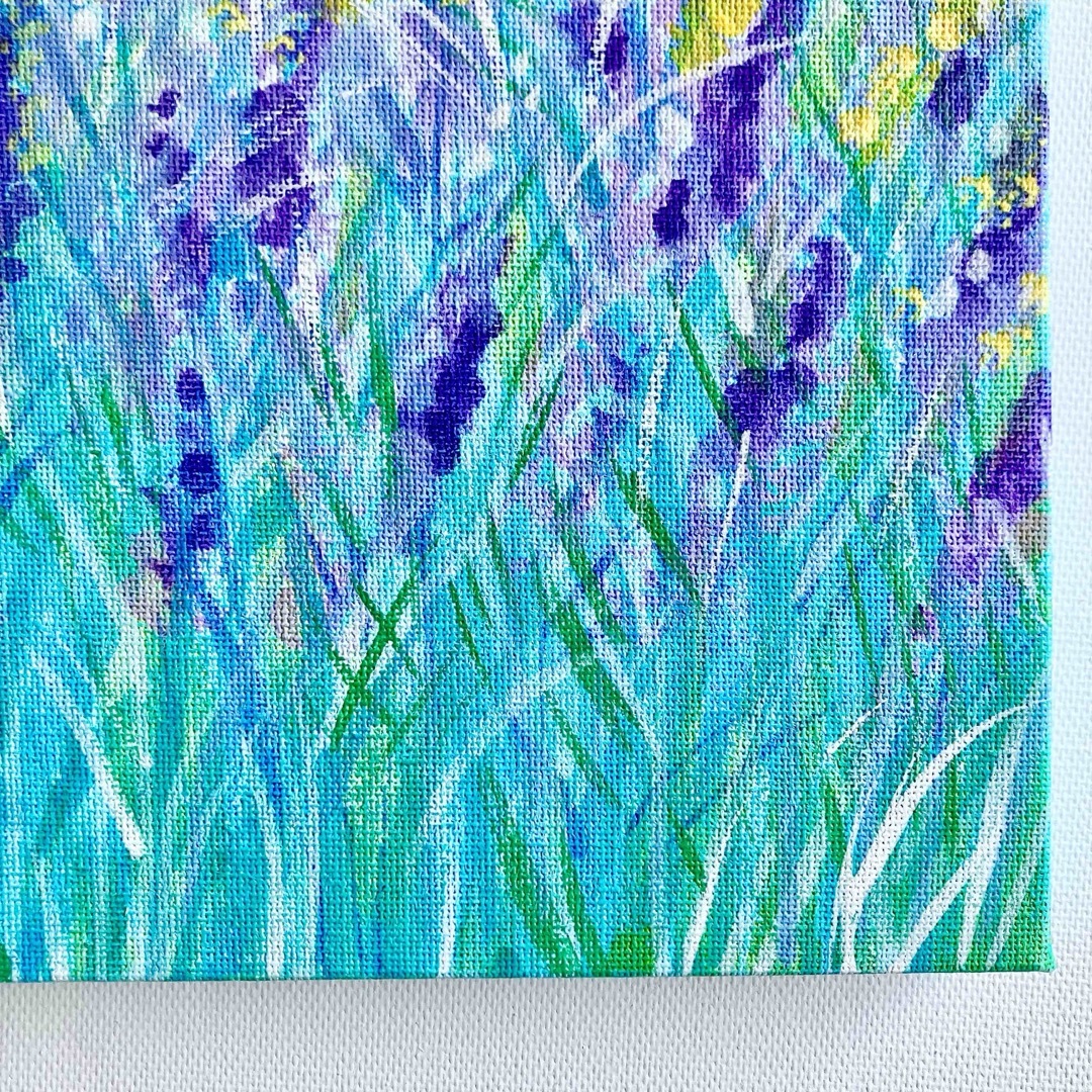 garden*4号サイズ 絵画 原画 風景画 春 ラベンダー 菜の花 garden*4号サイズ 絵画 原画 風景画 春 ラベンダー 菜の花