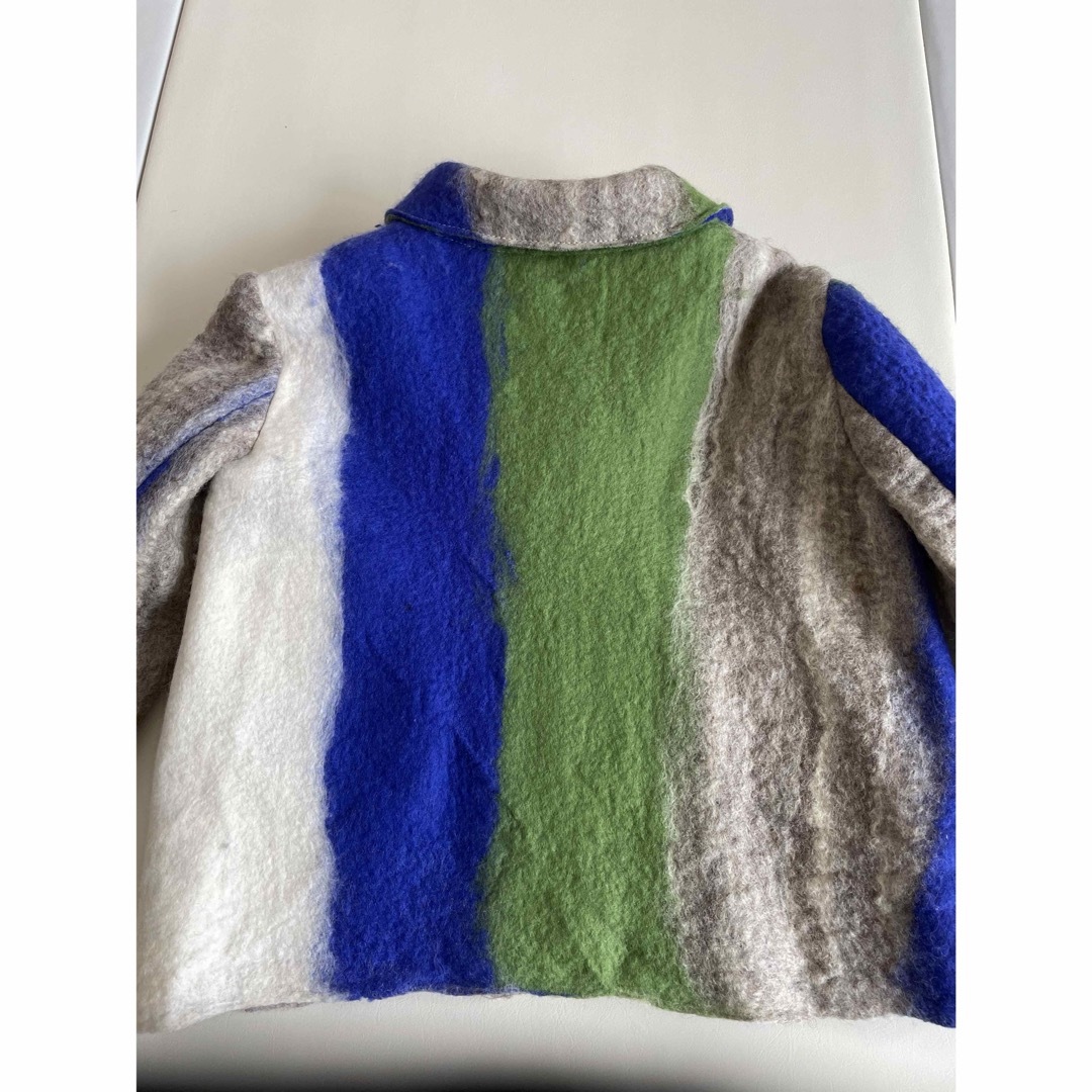 Marni(マルニ)のMARNI KIDS シルク ウールジャケット ブレザー コート キッズ/ベビー/マタニティのキッズ服男の子用(90cm~)(ジャケット/上着)の商品写真