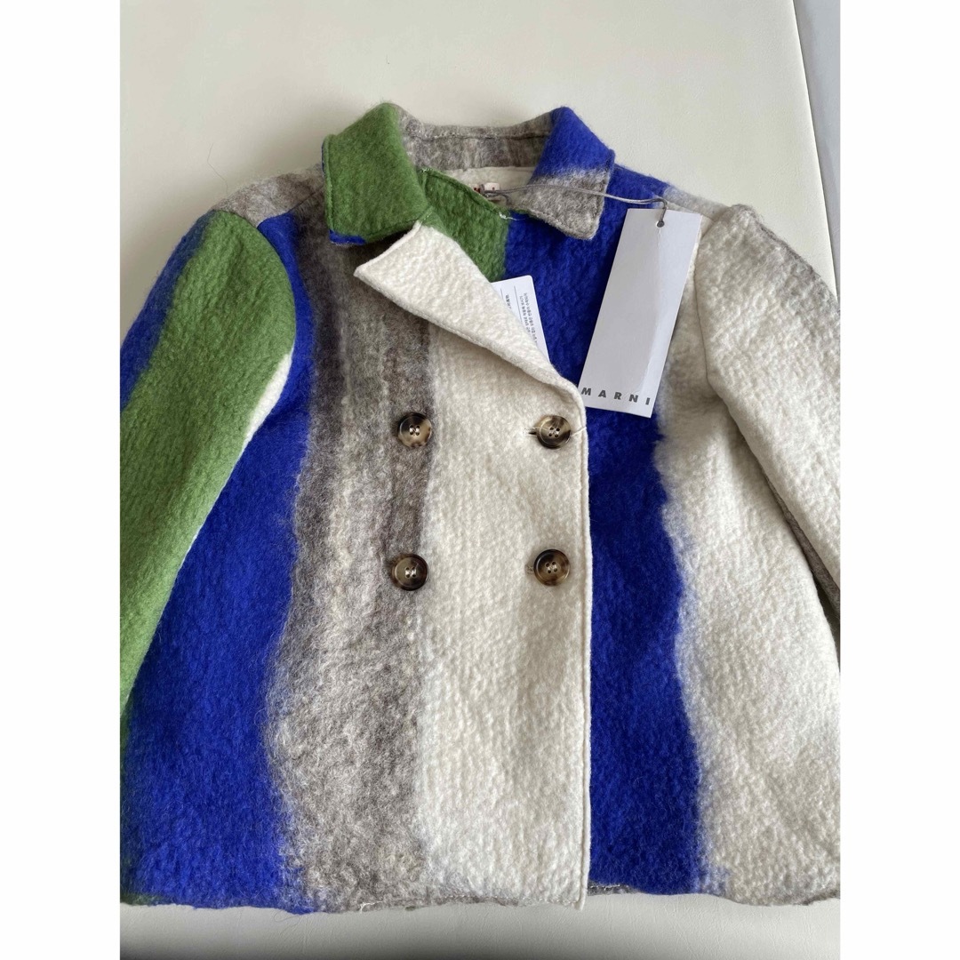 Marni(マルニ)のMARNI KIDS シルク ウールジャケット ブレザー コート キッズ/ベビー/マタニティのキッズ服男の子用(90cm~)(ジャケット/上着)の商品写真