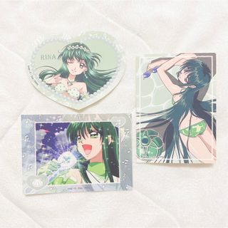 ぴちぴちピッチ キャラ福くじ リナ ランダムステッカー 3点セット(キャラクターグッズ)