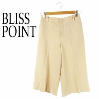 ブリスポイント(BLISS POINT)のブリスポイント バミューダパンツ ハーフ M ベージュ 230224CK22A(カジュアルパンツ)