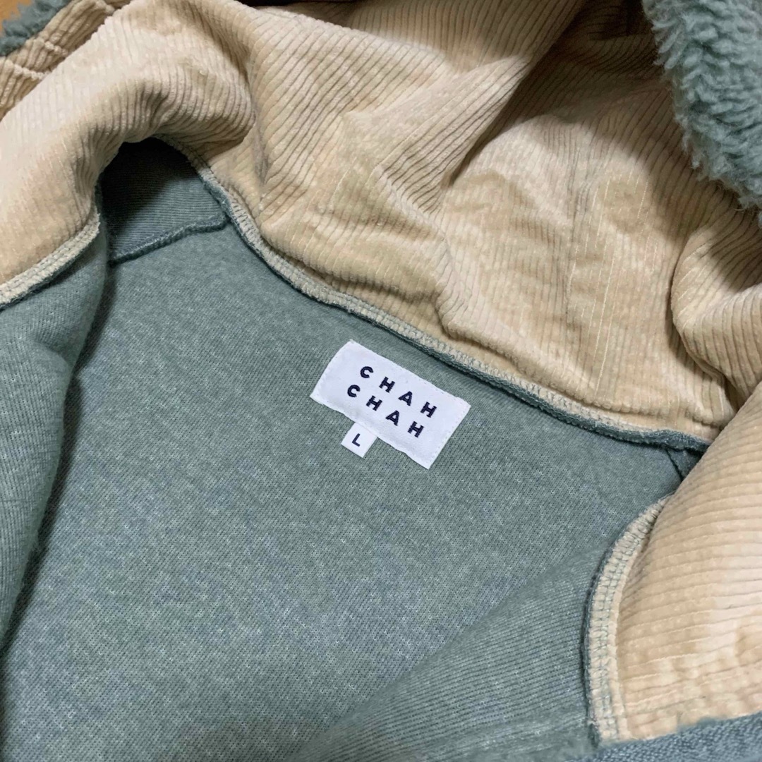 TENBOX(テンボックス)のChah chah  フリース　ジャケット　ボア　パーカー　 コーデュロイ メンズのジャケット/アウター(ブルゾン)の商品写真
