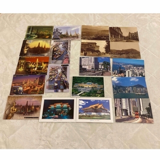 ポストカード19枚　タイ・台湾・香港(写真/ポストカード)
