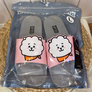 ビーティーイシビル(BT21)のBTS BT21 ☆RJ☆ サンダル　Lサイズ(アイドルグッズ)