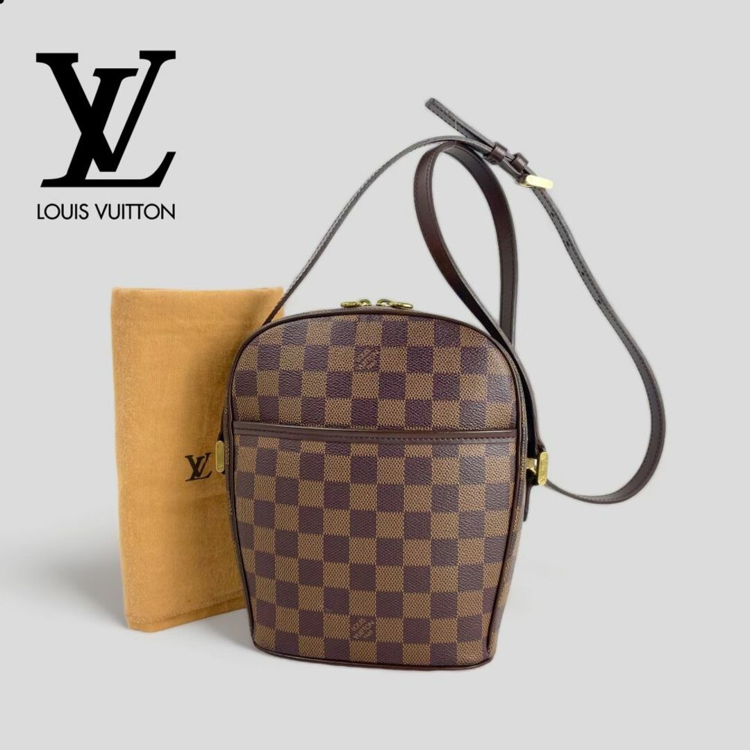 ■LOUIS VUITTON■ダミエ・イパネマPM 希少ショルダーバッグ エべヌ | フリマアプリ ラクマ