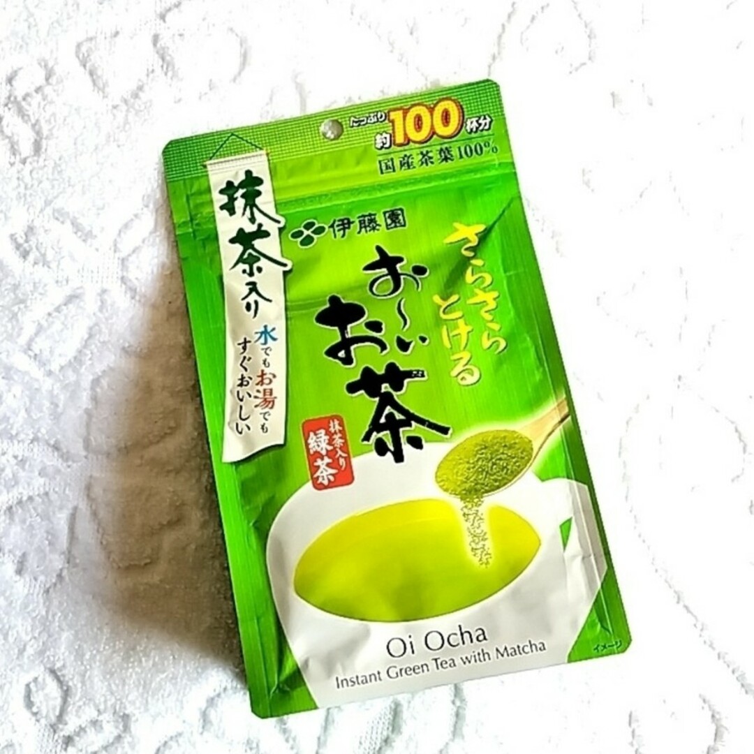 伊藤園(イトウエン)の伊藤園 おーいお茶 抹茶入りさらさら緑茶 80g (チャック付き袋タイプ) 食品/飲料/酒の飲料(茶)の商品写真