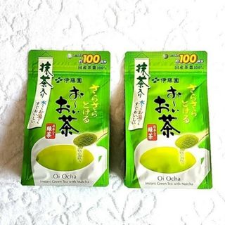 イトウエン(伊藤園)の伊藤園 おーいお茶 抹茶入りさらさら緑茶 80g (チャック付き袋タイプ)(茶)