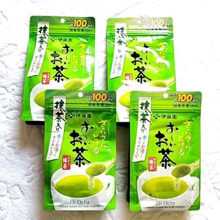 イトウエン(伊藤園)の伊藤園 おーいお茶 抹茶入りさらさら緑茶 80g (チャック付き袋タイプ)(茶)