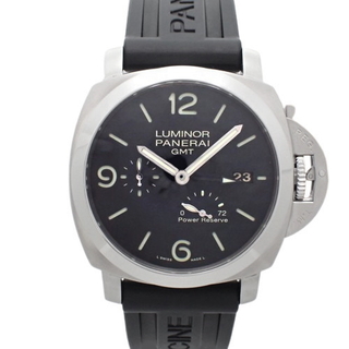 パネライ(PANERAI)のパネライ ルミノール 1950 3デイズ GMT PAM00321 SS 自動巻き 腕時計 ブラック ブラック メンズ 40802076884 【中古】【アラモード】(腕時計(アナログ))