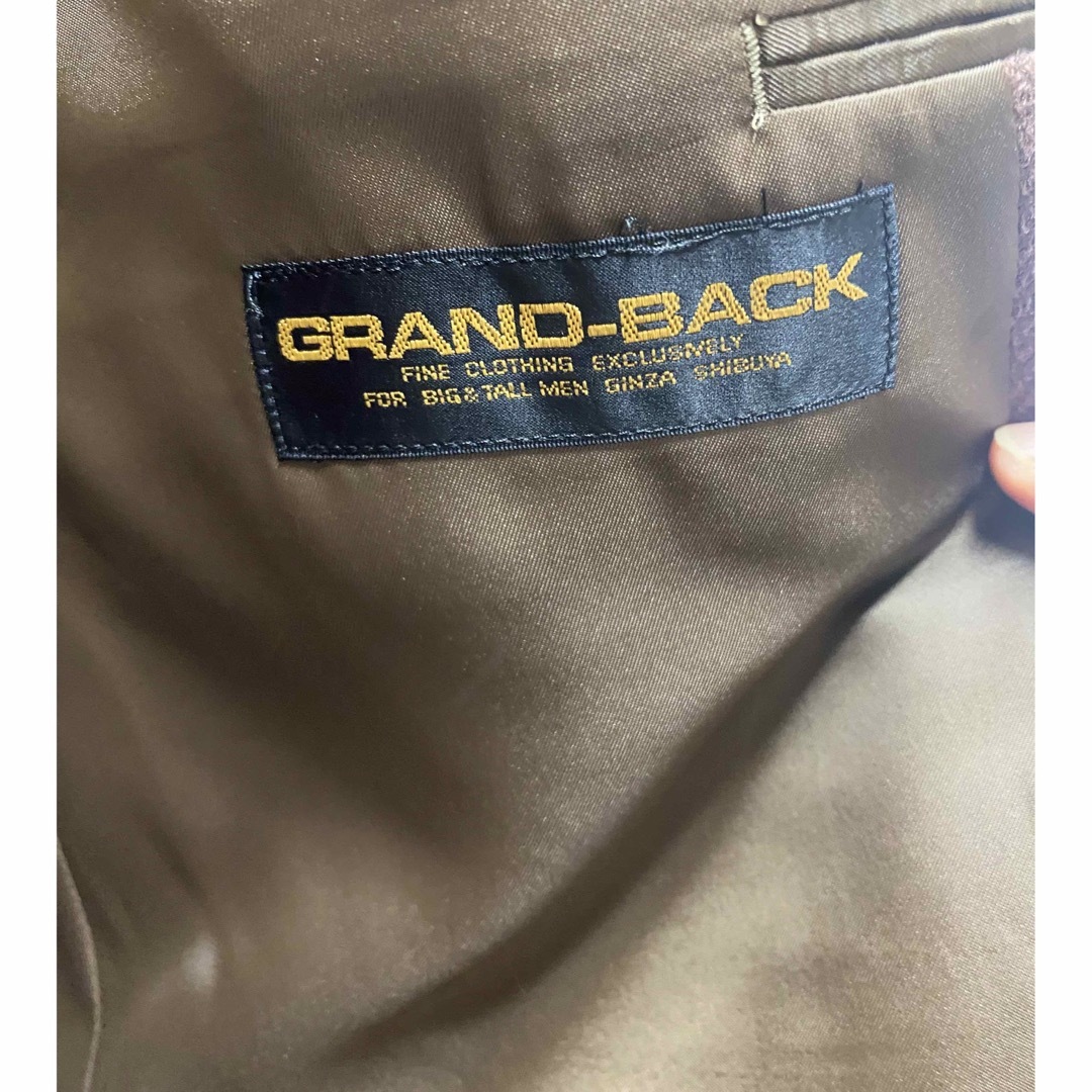 💕送料無料💕メンズ　大きい服　GRAND BACK長袖　ジャケット4L メンズのジャケット/アウター(テーラードジャケット)の商品写真