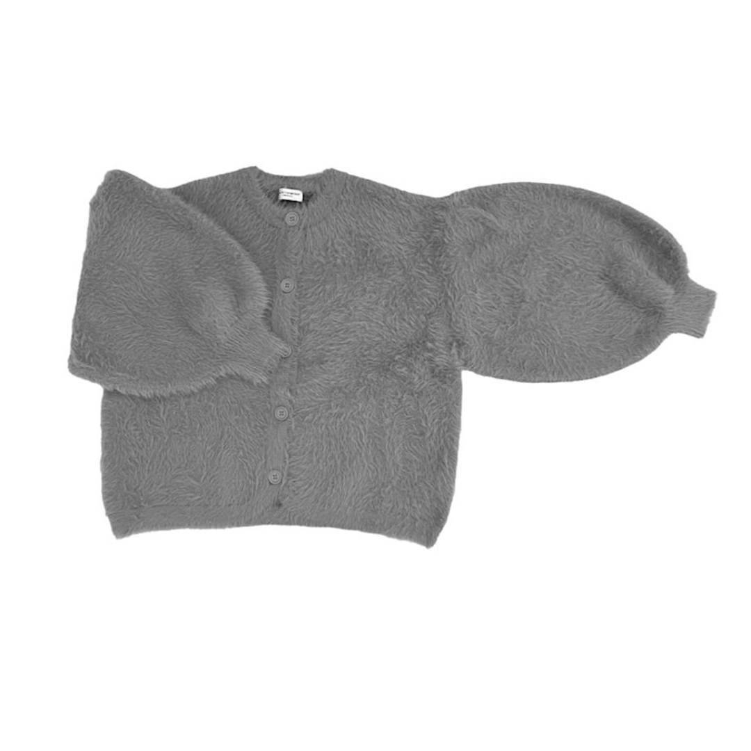 room306 CONTEMPORARY(ルームサンマルロクコンテンポラリー)のSALE 306 room Shaggy Knit Cardigan Gray レディースのトップス(カーディガン)の商品写真